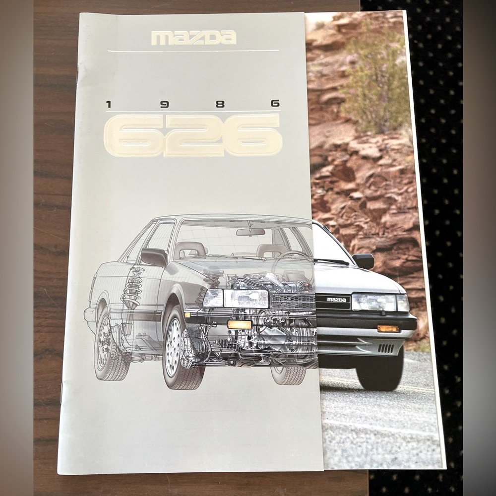 Mazda 626 1986 Sales Brochure